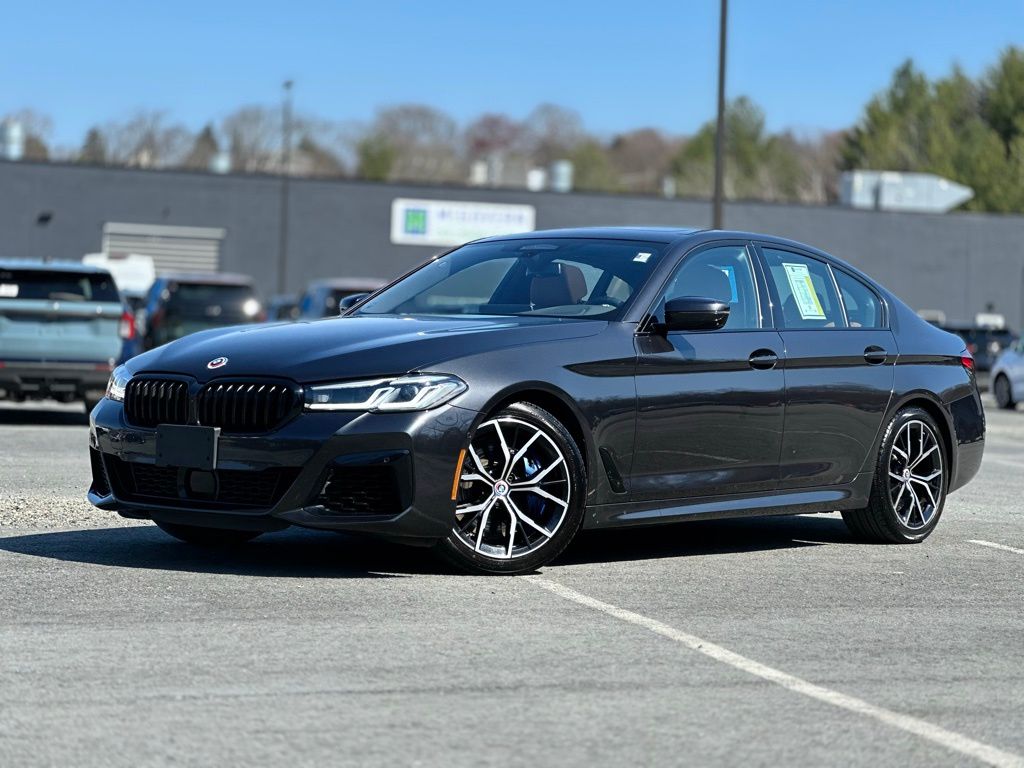 Gray (Dark Graphite Metallic) 2023 BMW 5 Series M550i xDrive AWD Sedan All-Wheel Drive 8-Speed Automatic