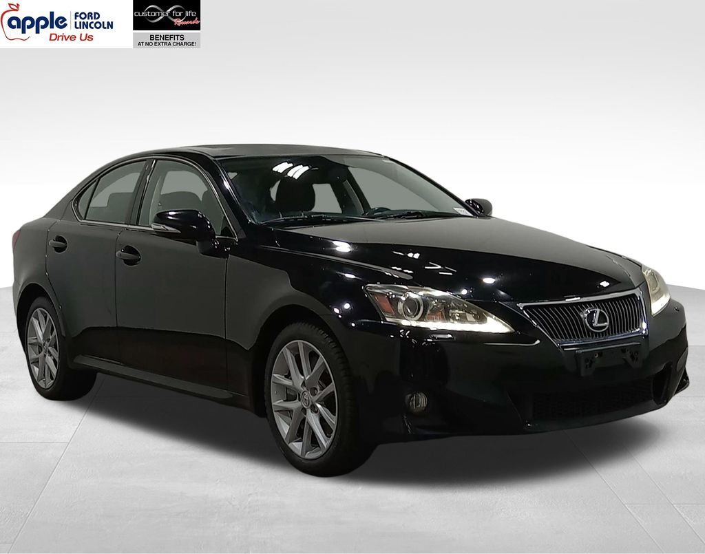 Black (Obsidian) 2012 Lexus IS 350 Sedan AWD Sedan All-Wheel Drive 6-Speed Automatic