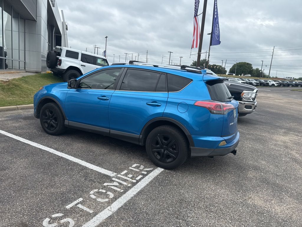 2018 Electric Storm Blue Toyota RAV4 LE FWD SUV