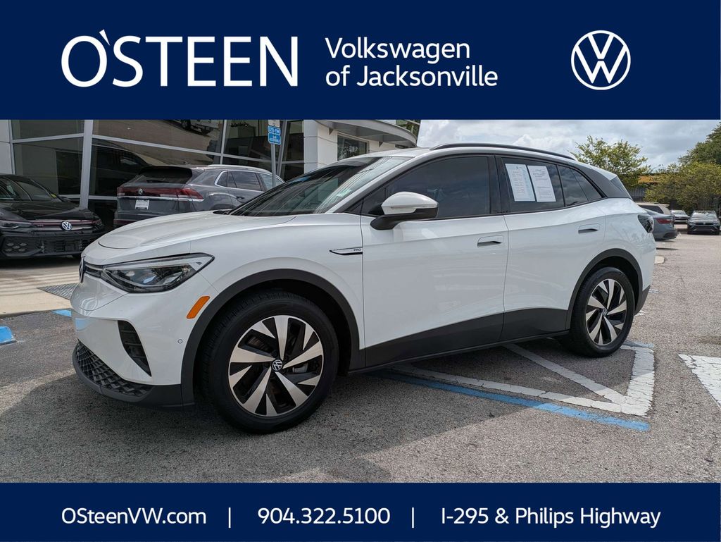 Pure White 2023 Volkswagen ID.4 Pro RWD SUV / Crossover Rear-Wheel Drive Automatic