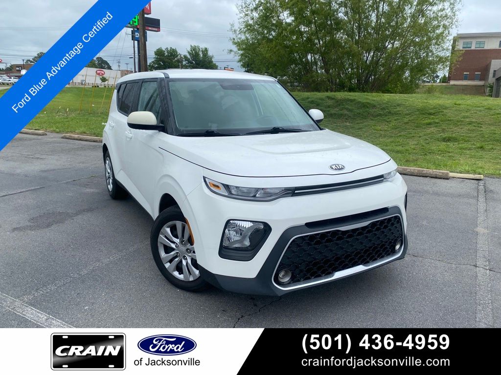 Snow White Pearl 2021 Kia Soul LX FWD SUV / Crossover Front-Wheel Drive Continuously Variable Transmission