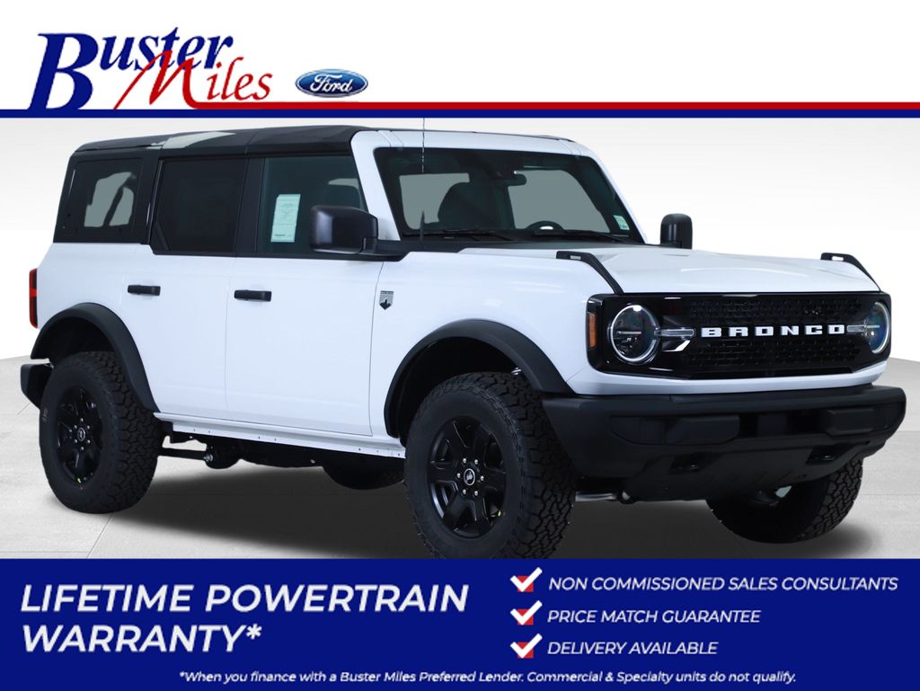 Oxford White 2025 Ford Bronco Big Bend 4-Door 4WD SUV / Crossover Four-Wheel Drive Automatic