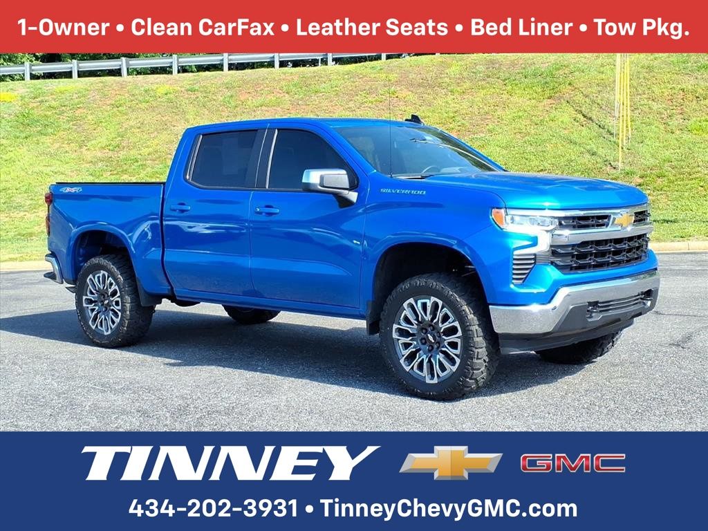 Riptide Blue Metallic 2026 Chevrolet Silverado 1500 Pickup Truck Four-Wheel Drive Automatic