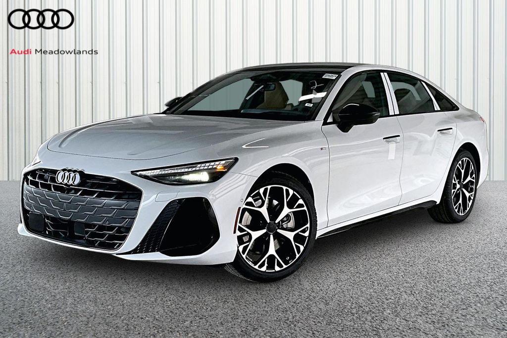 Glacier White Metallic 2026 Audi A6 Sedan All-Wheel Drive 7-Speed Automatic