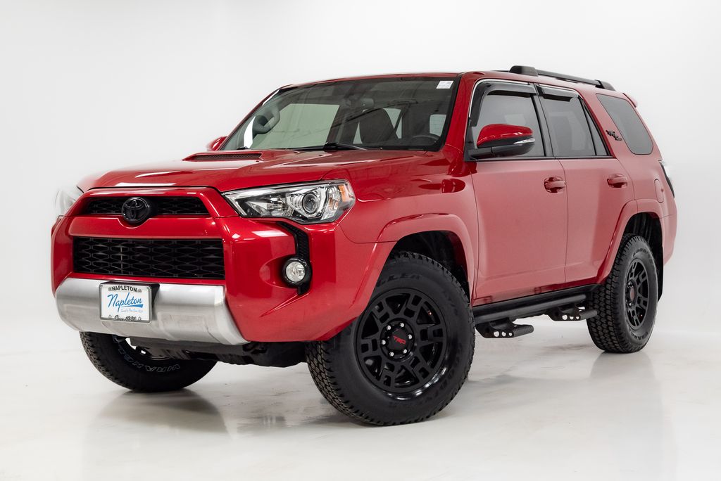 Barcelona Red Metallic 2019 Toyota 4Runner TRD Off-Road Premium 4WD SUV / Crossover Four-Wheel Drive 5-Speed Automatic Overdrive