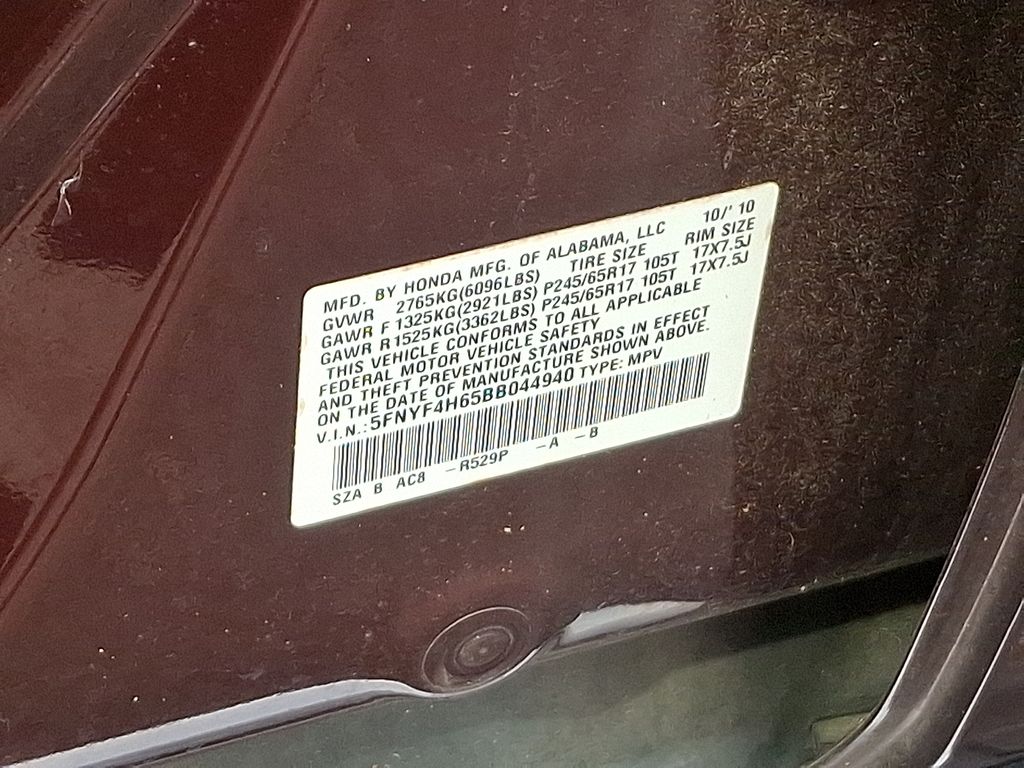 Thumbnail: 2011 Honda Pilot - 29