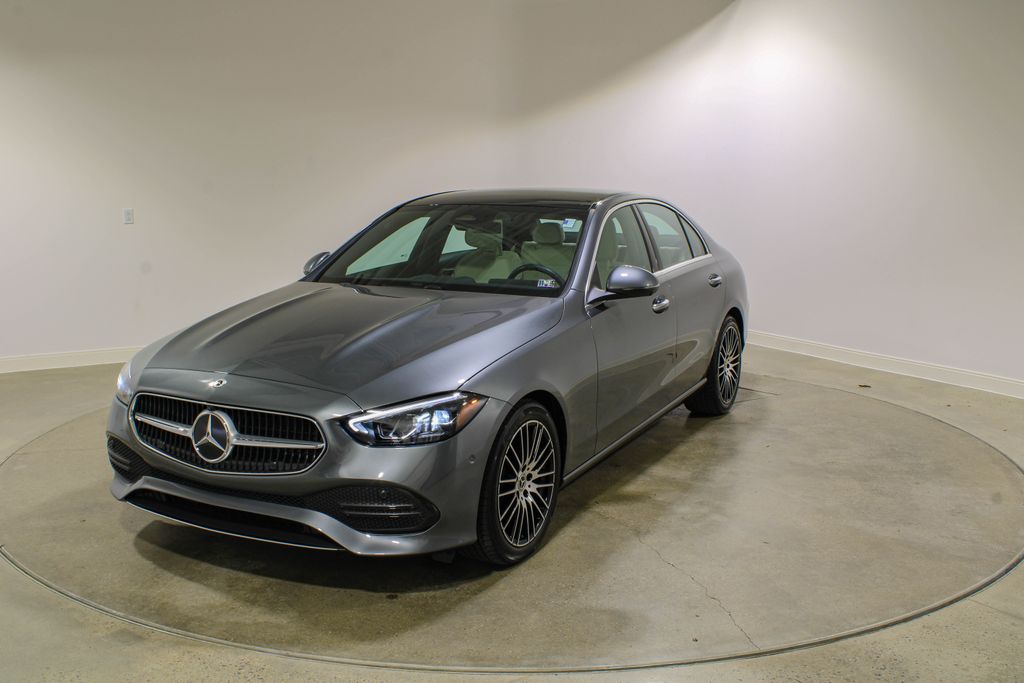 Selenite Gray Metallic 2023 Mercedes-Benz C-Class C 300 4MATIC Sedan All-Wheel Drive 9-Speed Automatic