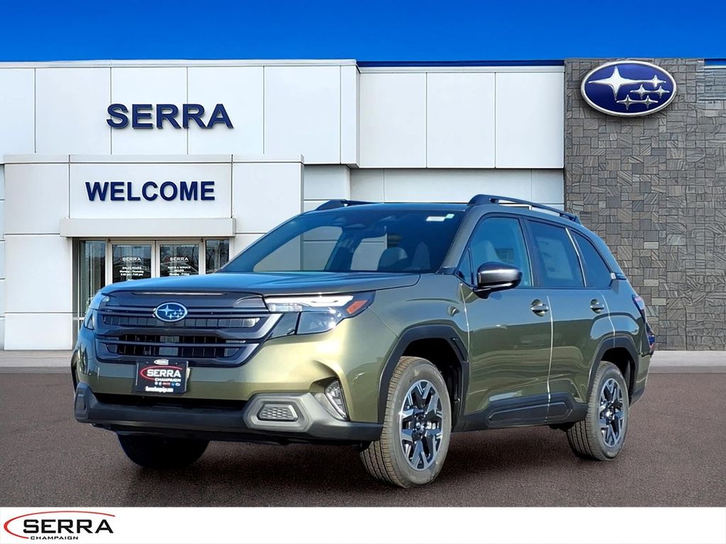 Autumn Green Metallic 2026 Subaru Forester SUV / Crossover All-Wheel Drive Continuously Variable Transmission