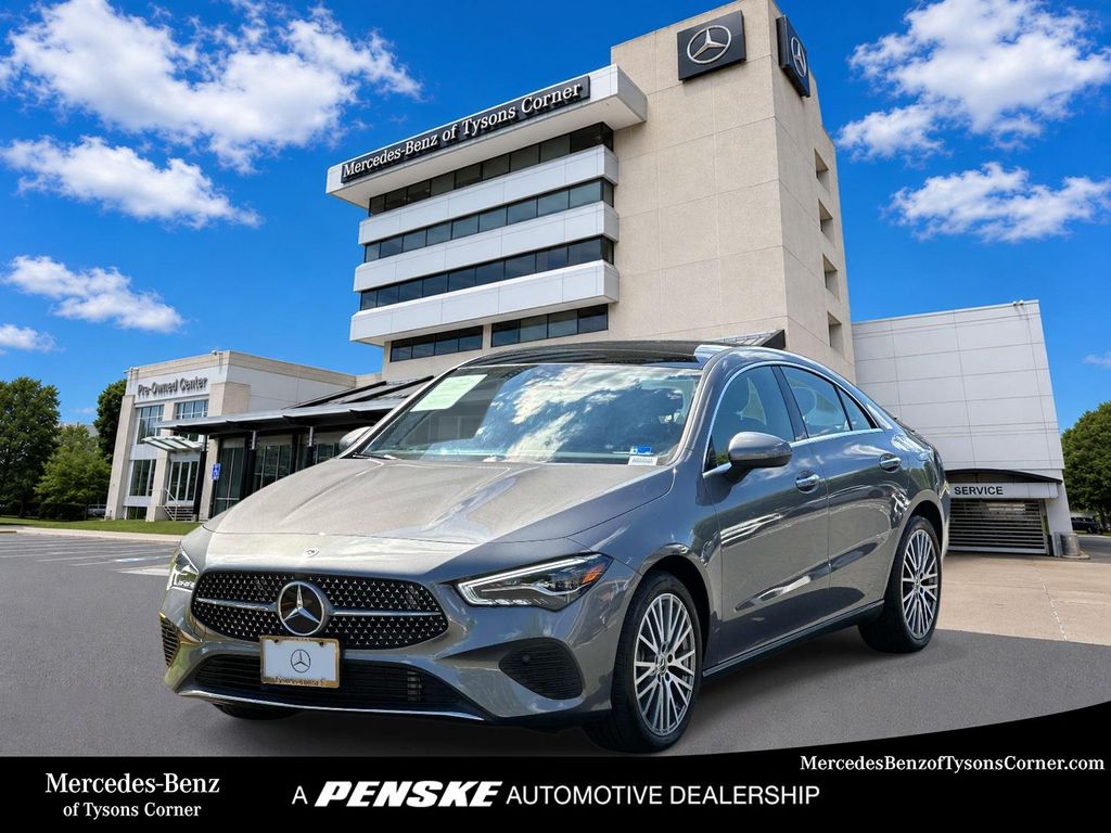Mountain Gray Metallic 2025 Mercedes-Benz CLA 250 4MATIC Coupe All-Wheel Drive 8-Speed Dual Clutch
