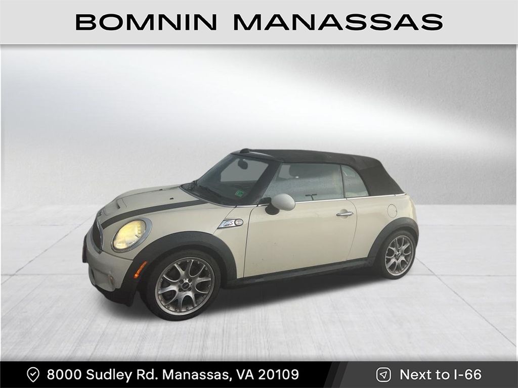 Pepper White 2010 MINI Cooper S Convertible Convertible Front-Wheel Drive 6-Speed Automatic