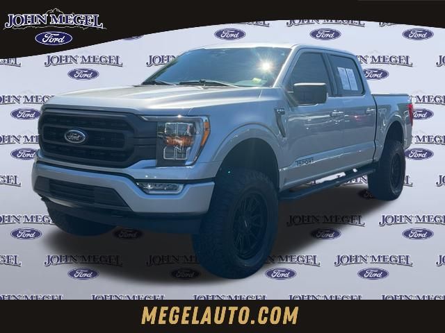 Silver Metallic 2023 Ford F-150 XLT SuperCrew 4WD Pickup Truck Four-Wheel Drive Automatic