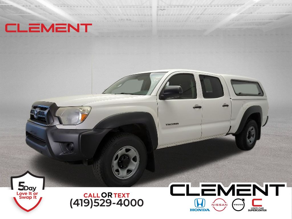 Super White 2012 Toyota Tacoma Pickup Truck Four-Wheel Drive 5-Speed Automatic Overdrive