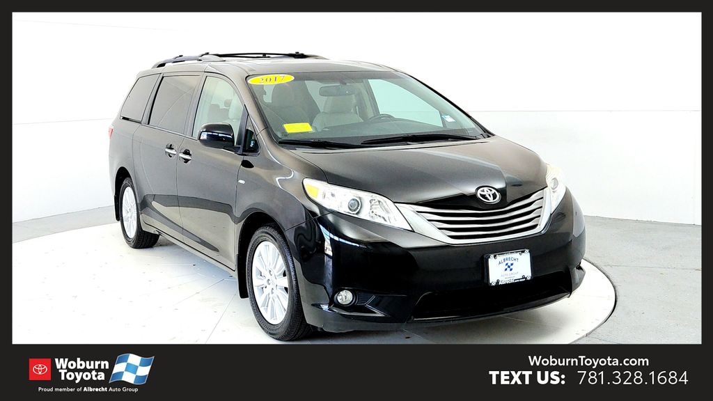 Creme Brulee Mica 2017 Toyota Sienna Minivan All-Wheel Drive 8-Speed Automatic