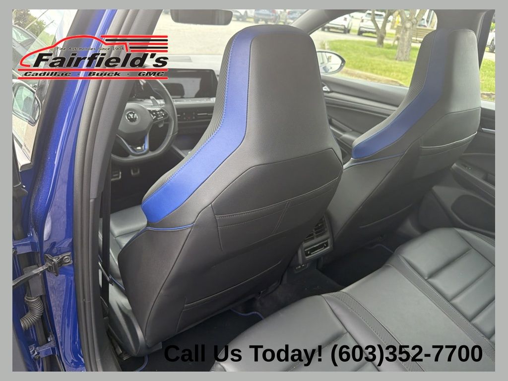 Blue 2022 Volkswagen Golf R 2.0T 4Motion AWD Hatchback All-Wheel Drive 7-Speed Dual Clutch