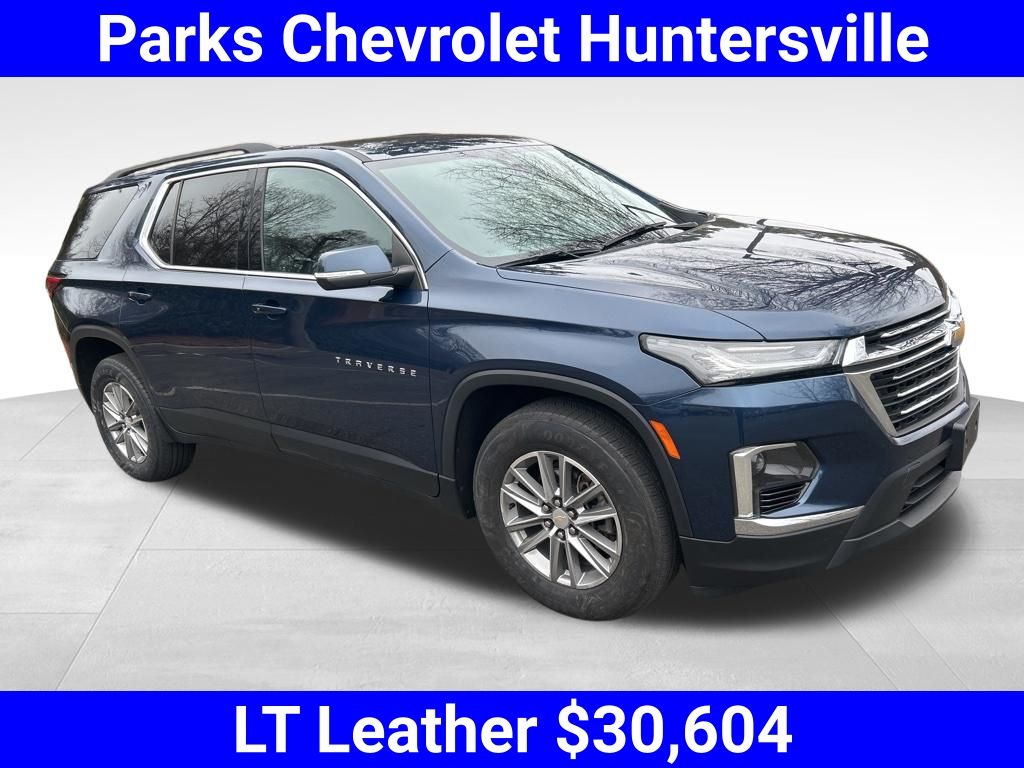 Northsky Blue Metallic 2023 Chevrolet Traverse LT Leather AWD SUV / Crossover Four-Wheel Drive 9-Speed Automatic