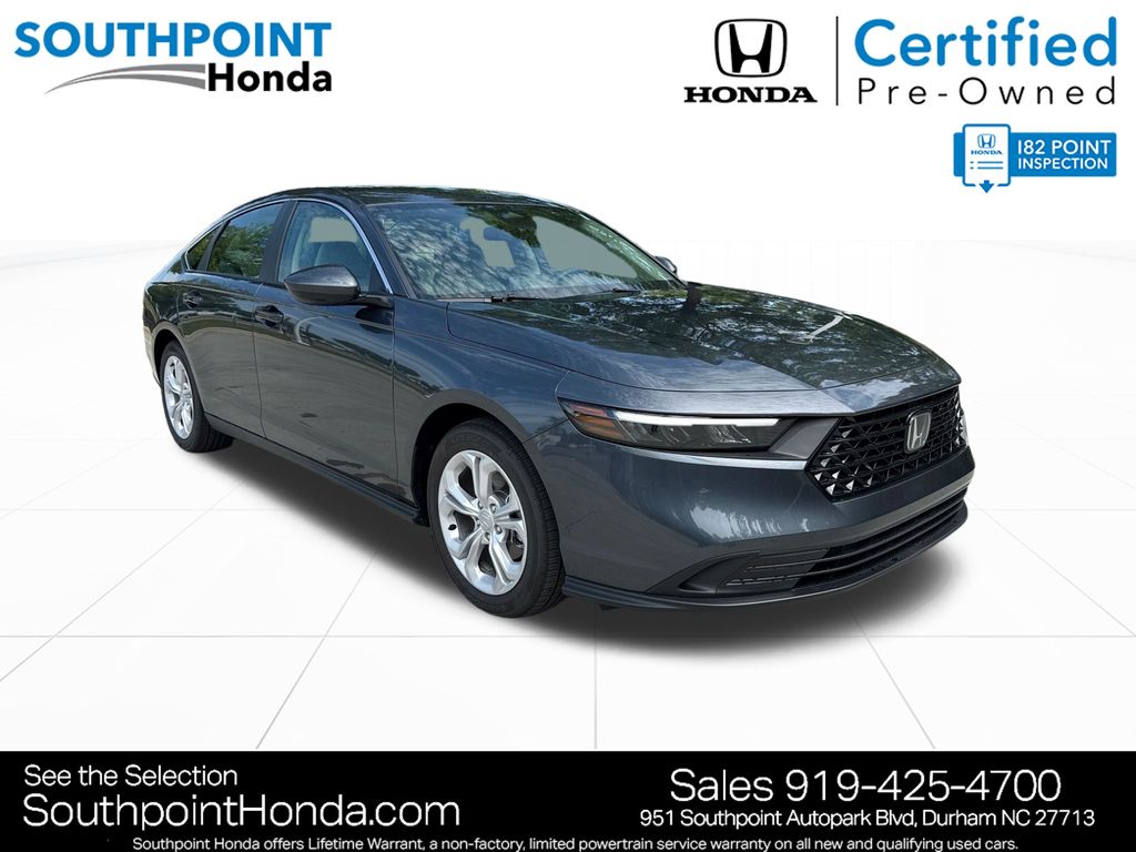 Meteorite Gray Metallic 2026 Honda Accord Sedan Front-Wheel Drive Continuously Variable Transmission