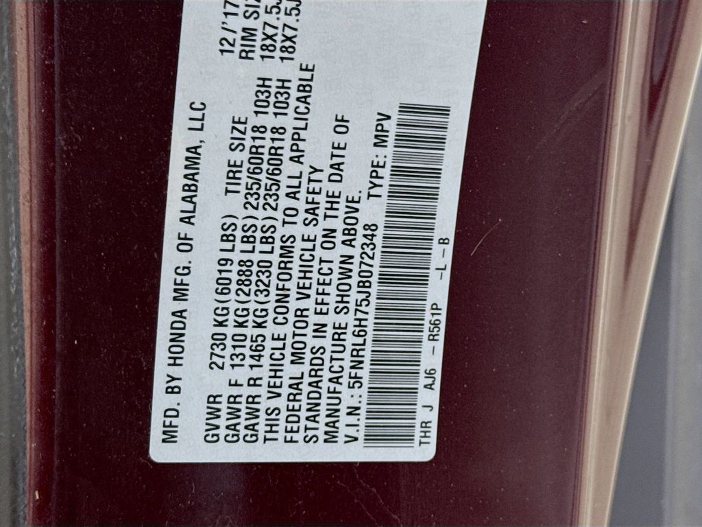 Used Car 2018 Honda Odyssey  Ex-l For Sale Under $25,000 In Austin, Texas