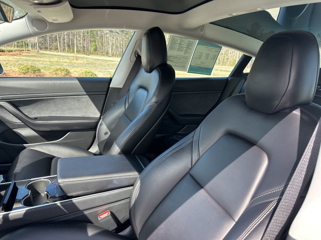 2020 Pearl White Multi-Coat Tesla Model 3 Standard RWD Sedan