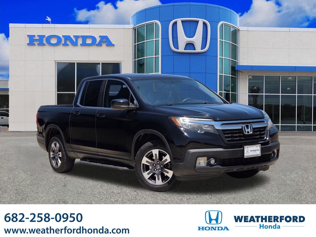 Crystal Black Pearl 2019 Honda Ridgeline Pickup Truck All-Wheel Drive 6-Speed Automatic