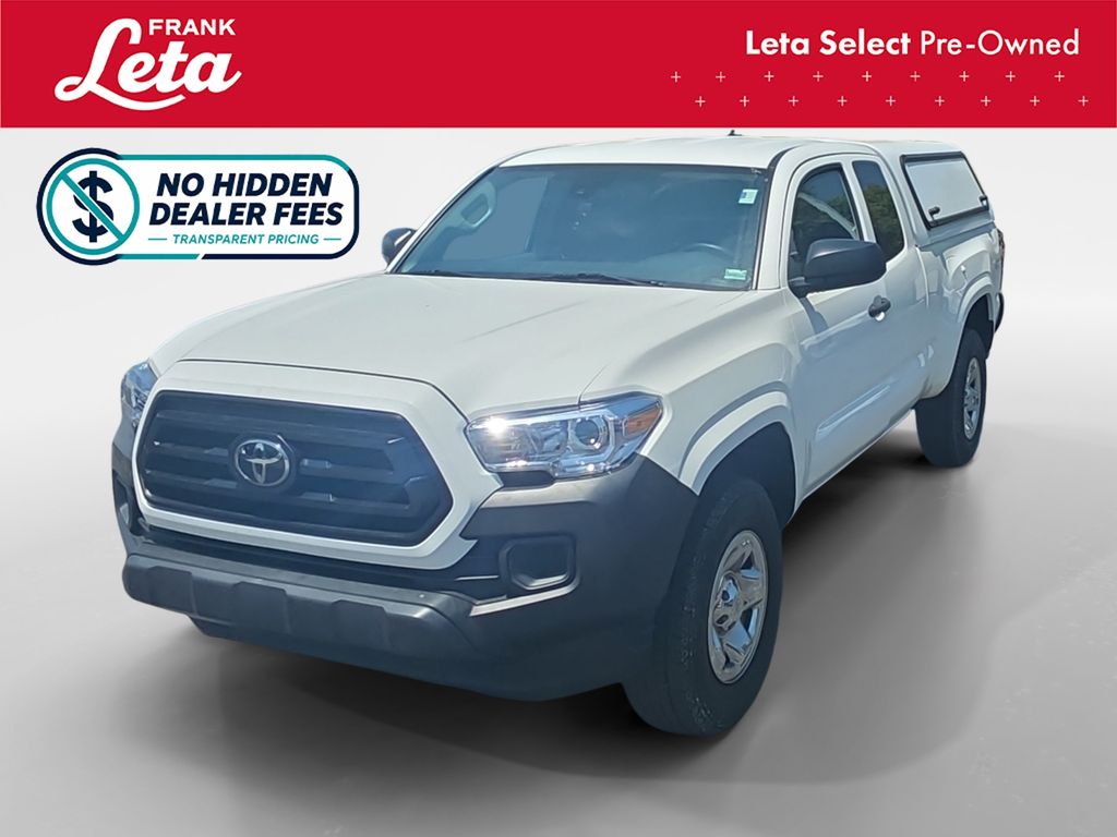 Super White 2021 Toyota Tacoma SR I4 Access Cab RWD Pickup Truck 4X2 6-Speed Automatic