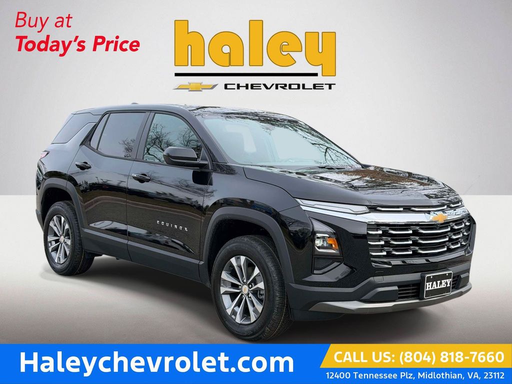 Mosaic Black Metallic 2026 Chevrolet Equinox SUV / Crossover Front-Wheel Drive Continuously Variable Transmission