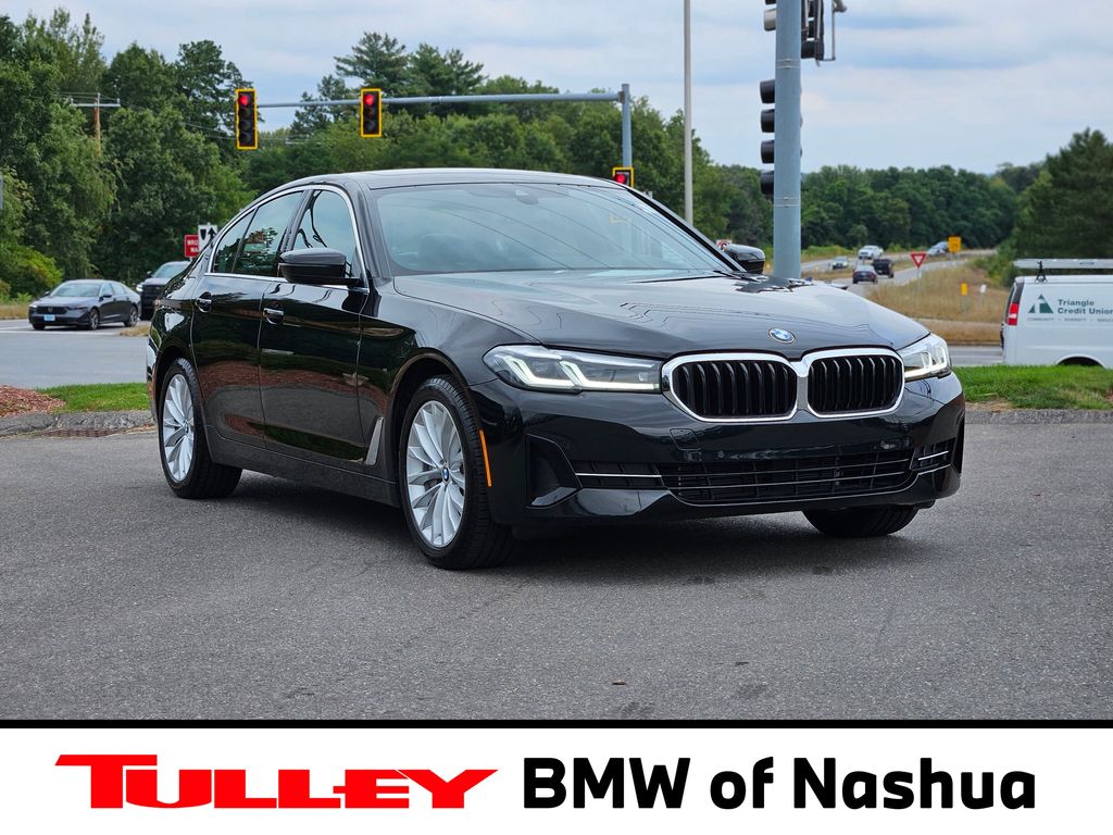 Black Sapphire Metallic 2023 BMW 5 Series Sedan All-Wheel Drive 8-Speed Automatic