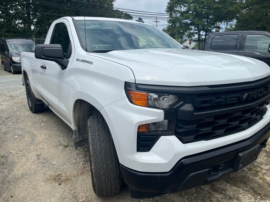 Summit White 2025 Chevrolet Silverado 1500 Pickup Truck 4X2 Automatic