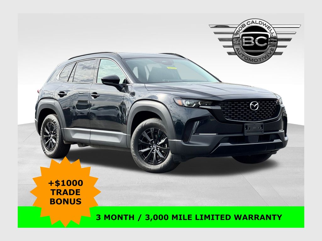 Jet Black Mica 2025 Mazda CX-50 Hybrid Premium AWD SUV / Crossover All-Wheel Drive Continuously Variable Transmission