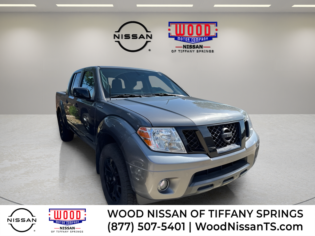 Gray (Gun Metallic) 2020 Nissan Frontier Pickup Truck Four-Wheel Drive 9-Speed Automatic