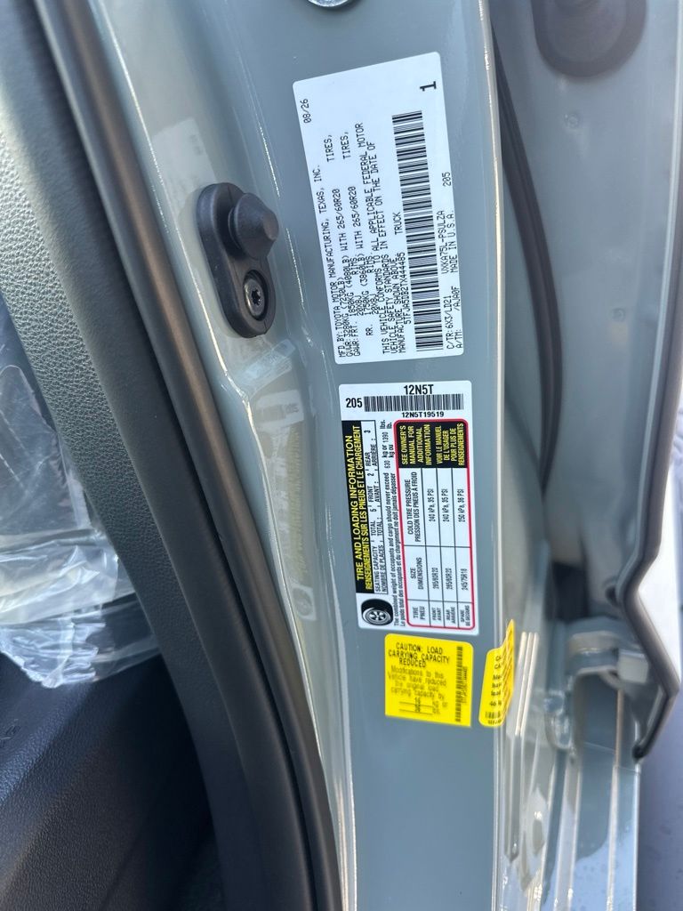 New 2026 Toyota Tundra Truck