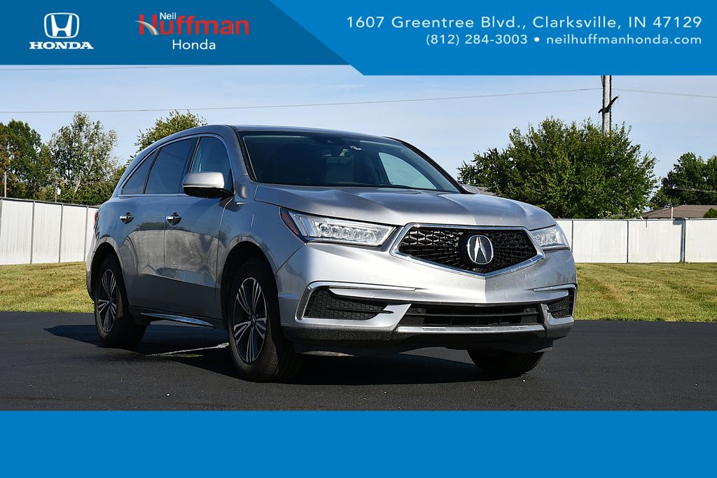 Lunar Silver Metallic 2018 Acura MDX SUV / Crossover All-Wheel Drive 9-Speed Automatic