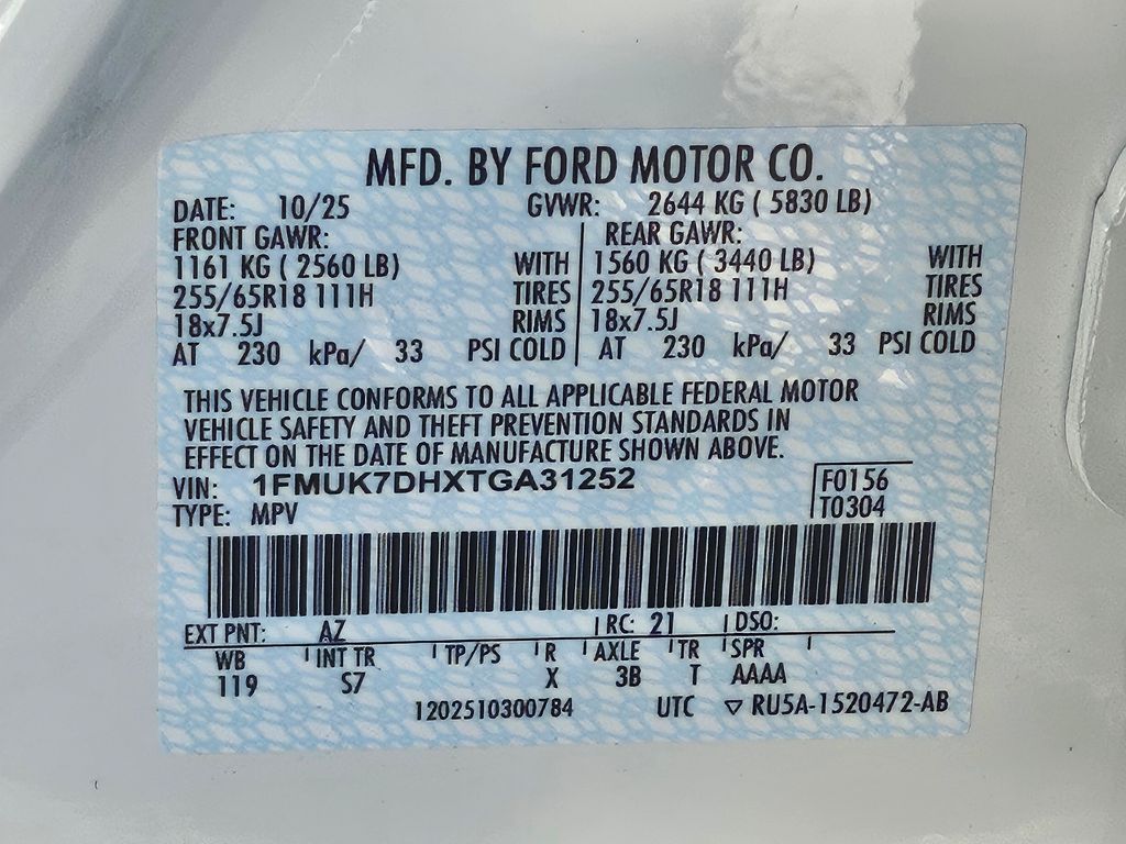 2026 Ford Explorer Active White at Walterboro Ford