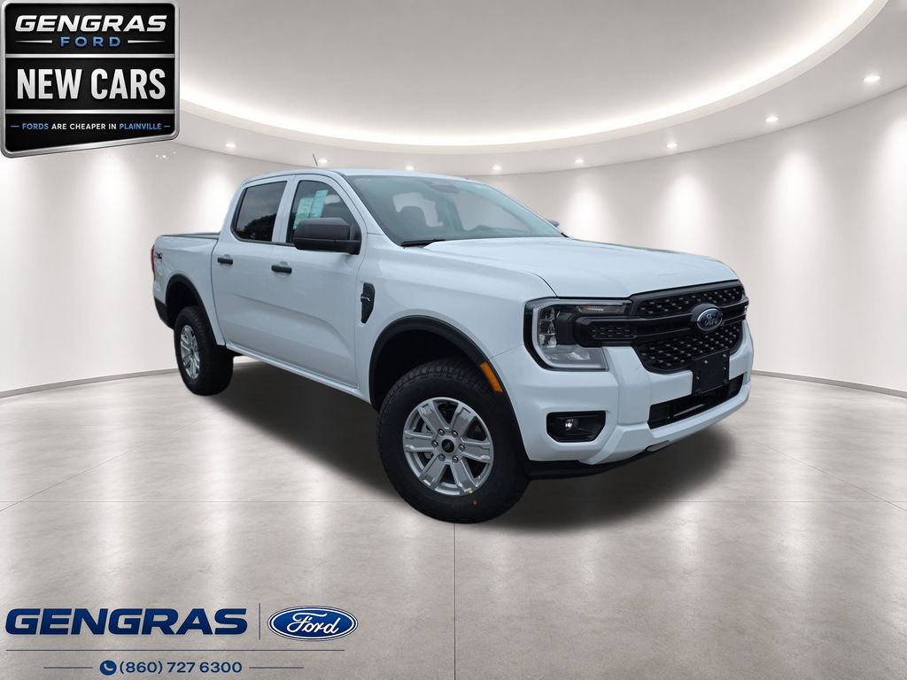 White 2026 Ford Ranger Pickup Truck Four-Wheel Drive Automatic