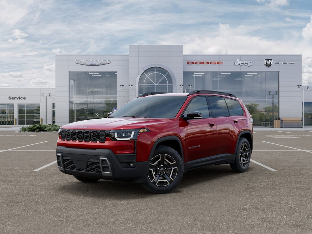 Red Hot Pearlcoat 2026 Jeep Cherokee SUV / Crossover Four-Wheel Drive Continuously Variable Transmission