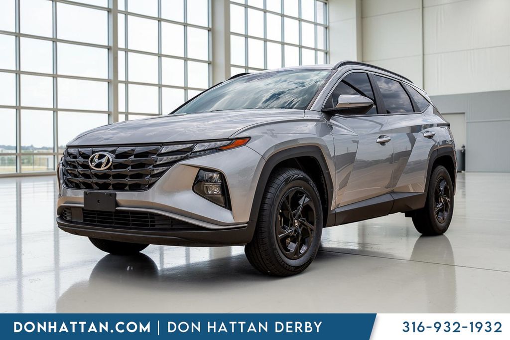 Shimmering Silver 2023 Hyundai Tucson SUV / Crossover All-Wheel Drive 8-Speed Automatic
