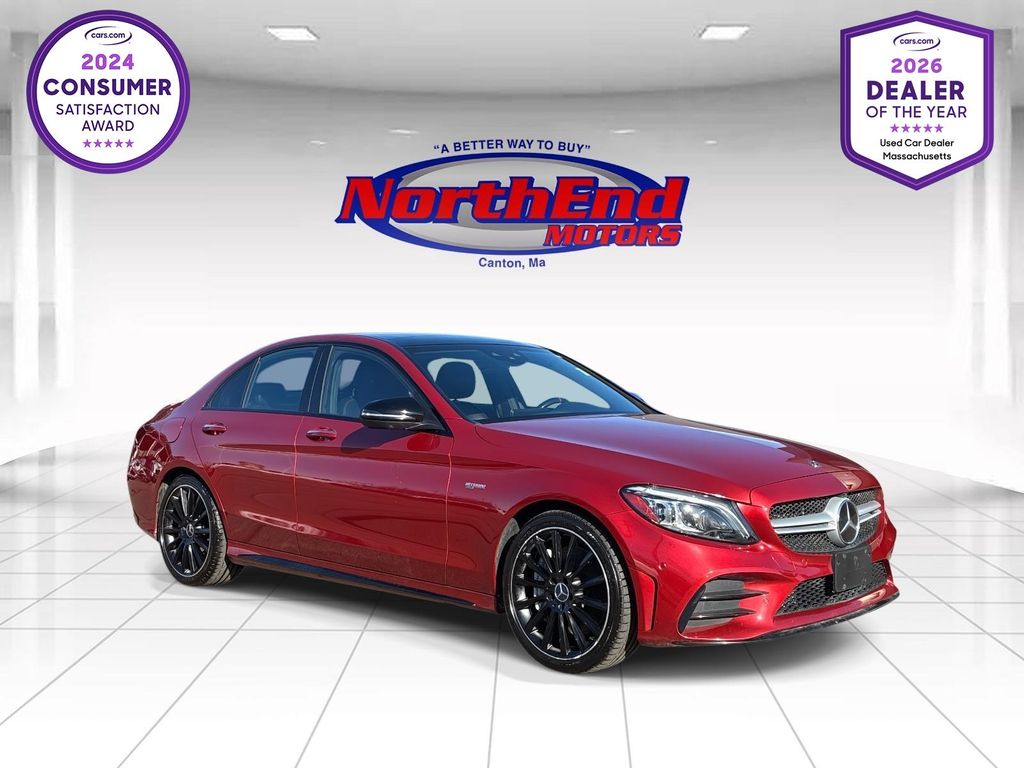 Red 2020 Mercedes-Benz C-Class AMG C 43 Sedan 4MATIC Sedan All-Wheel Drive 9-Speed Automatic