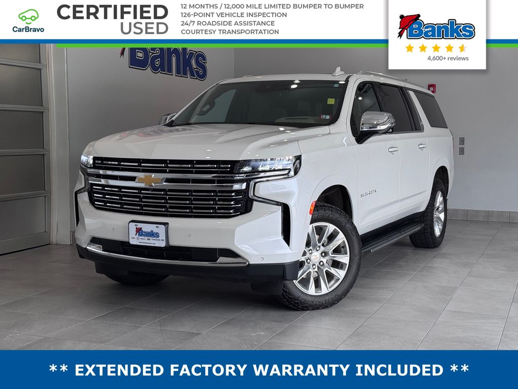 White (Iridescent Pearl Tricoat) 2024 Chevrolet Suburban SUV / Crossover Four-Wheel Drive