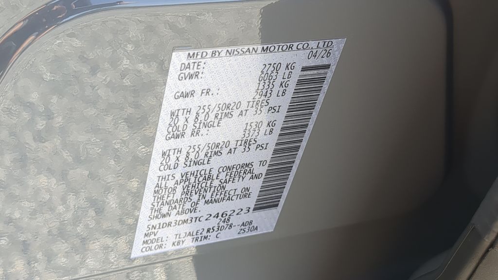 New 2026 Boulder Gray Pearl Nissan Platinum image 25