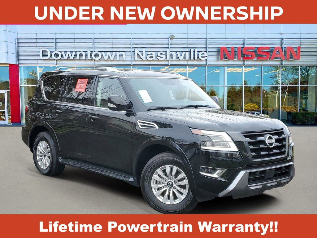 Super Black 2024 Nissan Armada SV 4WD SUV / Crossover Four-Wheel Drive 7-Speed Automatic