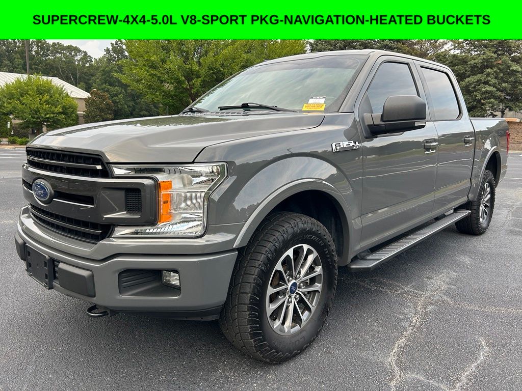 Gray (Lead Foot) 2018 Ford F-150 Pickup Truck Four-Wheel Drive Automatic
