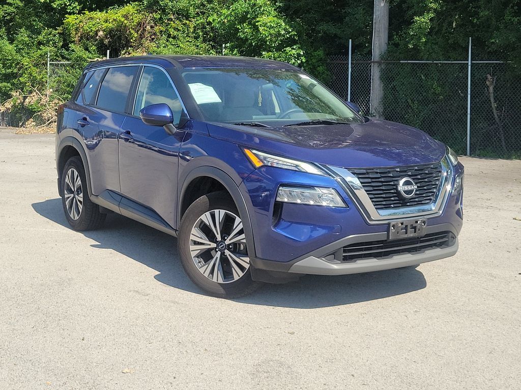 Caspian Blue Metallic 2022 Nissan Rogue SUV / Crossover All-Wheel Drive Continuously Variable Transmission