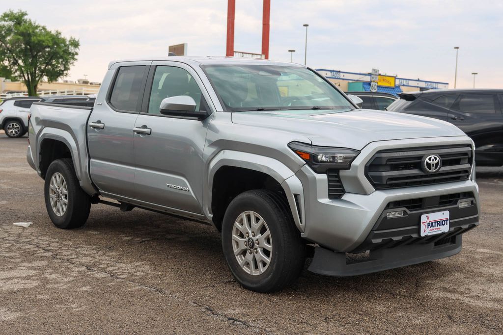 Celestial Silver Metallic 2024 Toyota Tacoma Pickup Truck Four-Wheel Drive 8-Speed Automatic