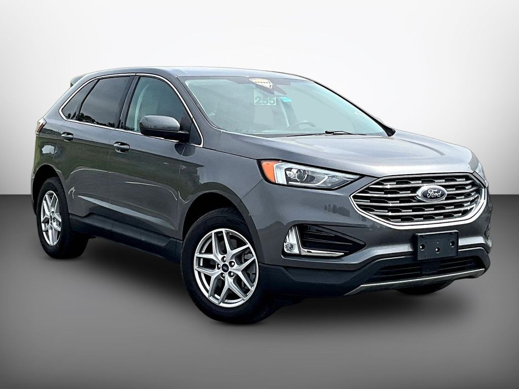 Gray Metallic 2021 Ford Edge SEL AWD SUV / Crossover All-Wheel Drive 8-Speed Automatic