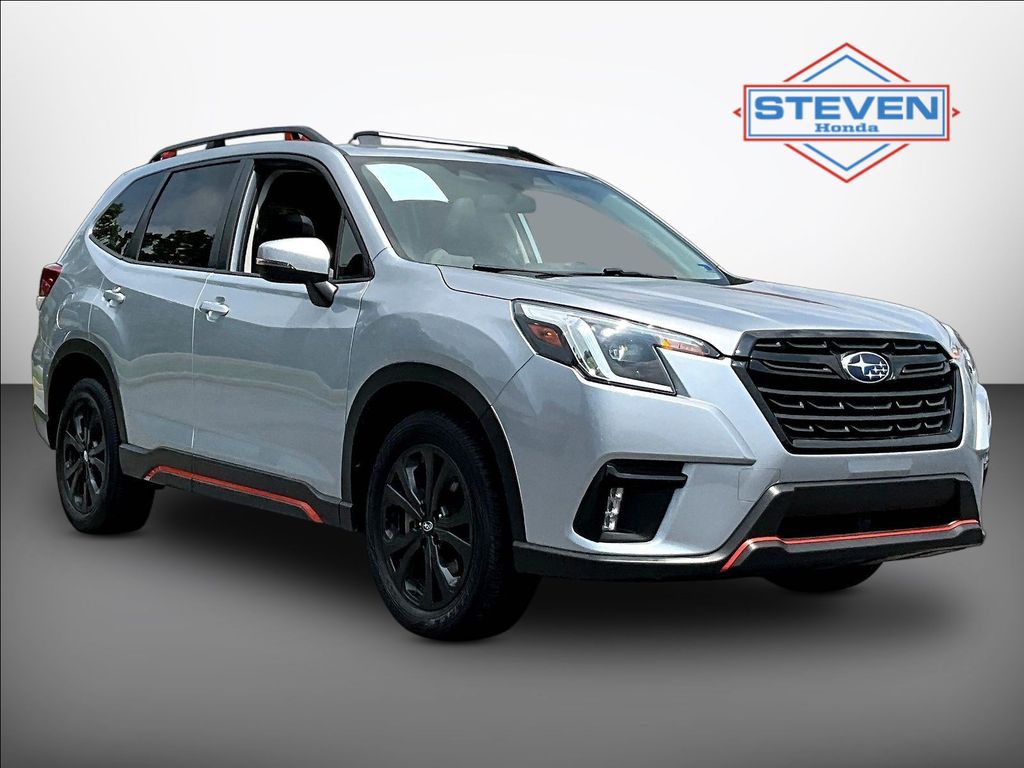 Ice Silver Metallic 2024 Subaru Forester SUV / Crossover All-Wheel Drive Continuously Variable Transmission