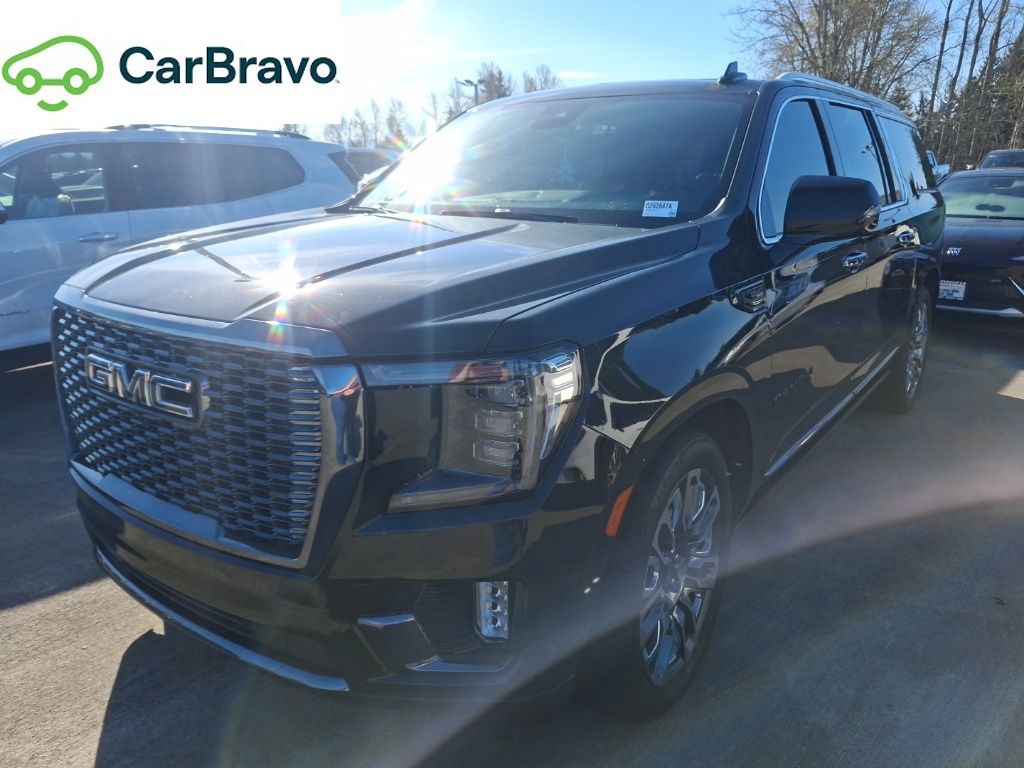 Onyx Black 2023 GMC Yukon XL Denali Ultimate 4WD SUV / Crossover Four-Wheel Drive