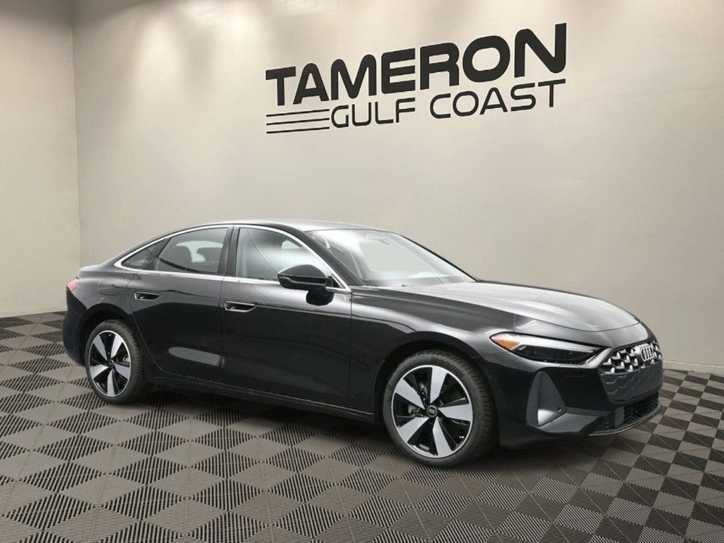 Mythos Black Metallic 2025 Audi A5 quattro Premium Plus Sedan Sedan All-Wheel Drive 7-Speed Automatic