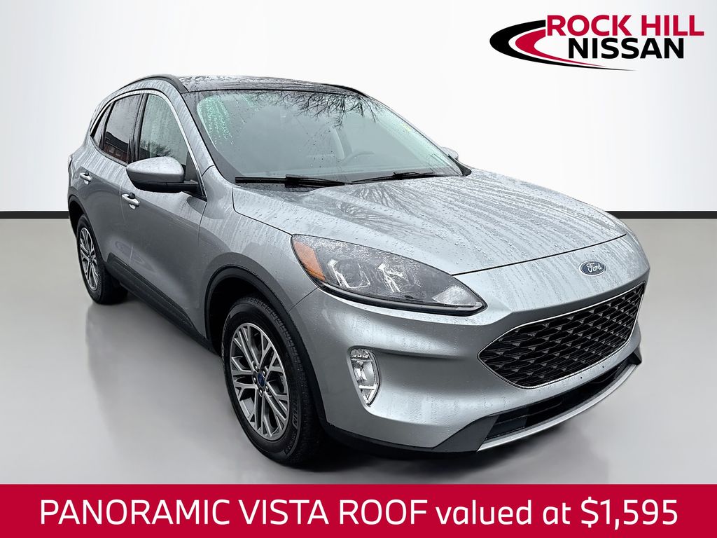 Iconic Silver Metallic 2022 Ford Escape SEL AWD SUV / Crossover All-Wheel Drive 8-Speed Automatic