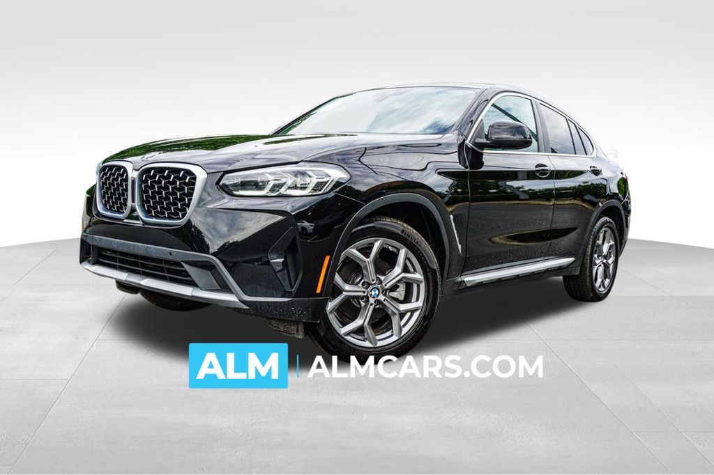 Black Sapphire Metallic 2025 BMW X4 xDrive30i SUV / Crossover All-Wheel Drive 8-Speed Automatic