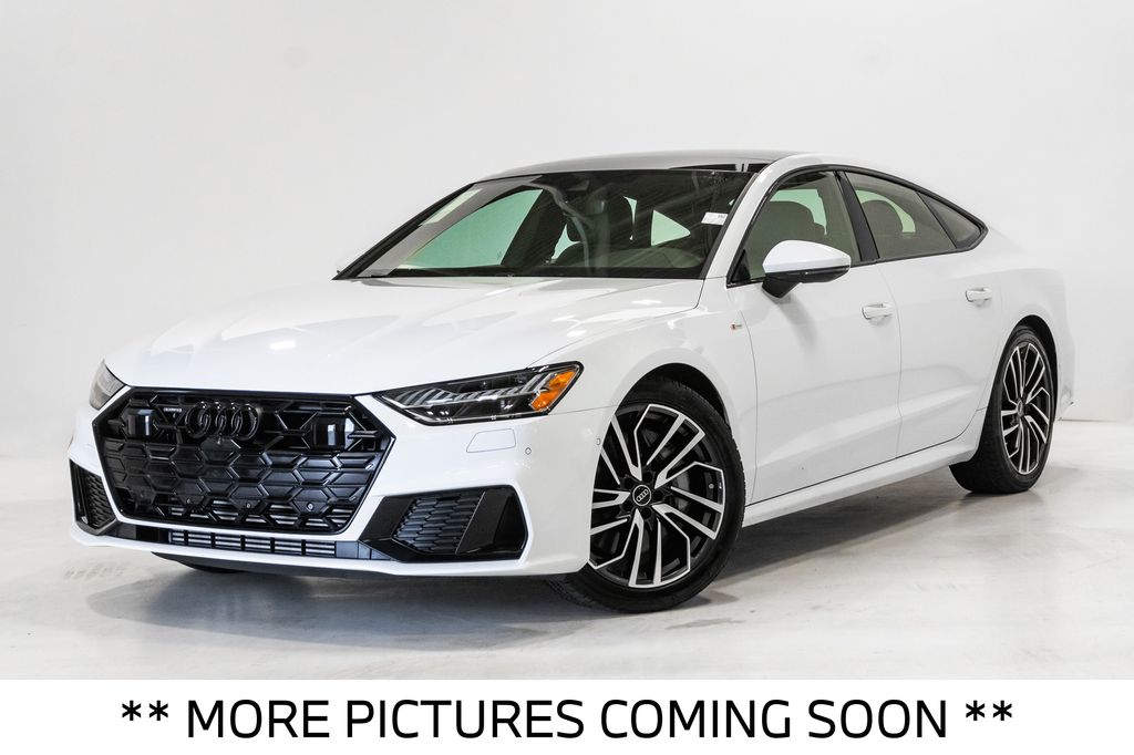 Glacier White Metallic 2025 Audi A7 Sedan All-Wheel Drive 7-Speed Automatic