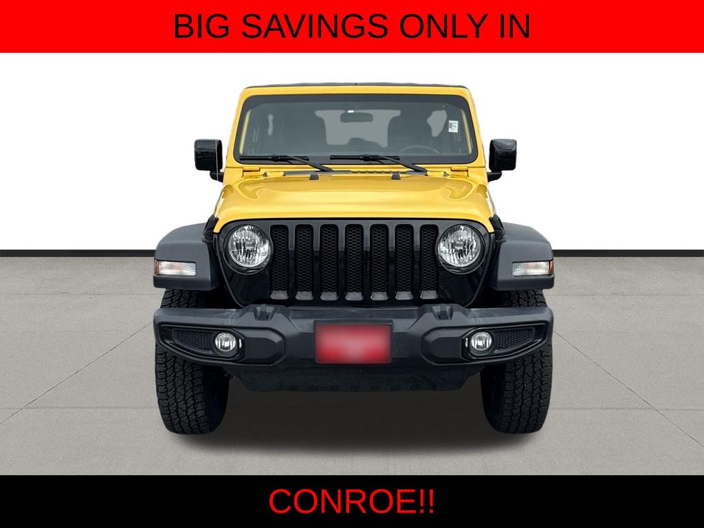 2021 Jeep Wrangler Unlimited Willys Yellow at Ross Downing Chevrolet